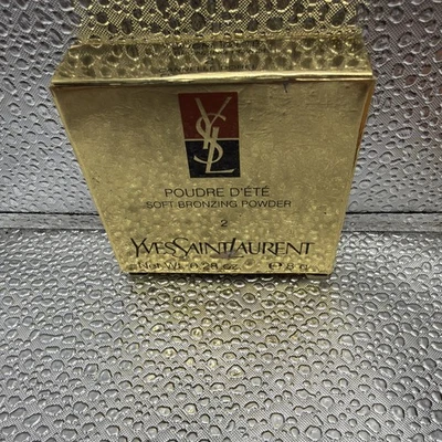 Vintage YSL Poudre D’ete Soft Bronzing Powder #2  New In Box 0.28 B1 - Image 1 of 4