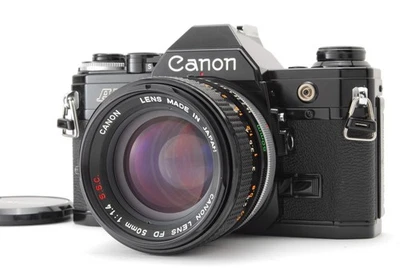 【N MINT+++】Canon Ae1 35mm SLR Film Camera FD 50mm f/1.4 SSC Lens - Image 1 of 4
