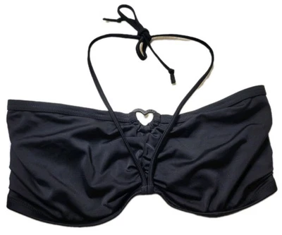 Top de bikini Freya Ibiza talla 32FF corazón con aros bandeau sin tirantes  Foto 1 de 4