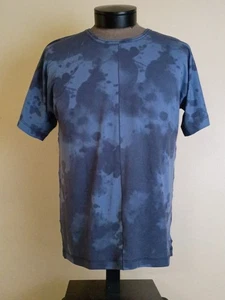 Nike Yoga Dri Fit Shirt Black/Dark Blue - NWOT Medium - Picture 1 of 4