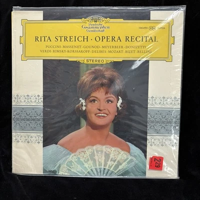 RITA STREICH - Opera Recital - Peters, Berlin - DGG TULIP ST LP 1966 in plastic - Image 1 of 4