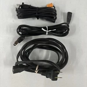 3 - Vintage AC Power Cords, 3 Different Styles - Picture 1 of 9
