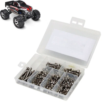 NEW Dynamite Stainless Steel Screw Set Traxxas Stampede 4X4 - Image 1 of 2