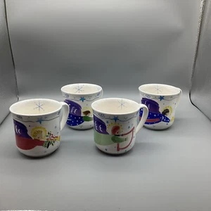 Block Angelica Mugs Beautiful Angel Mugs Deb Mores Set of Four - Picture 1 of 13