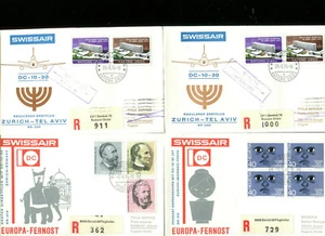 25 Erstflugbelege Swissair - aus 1974 ( 28816 ) - Bild 1 von 6