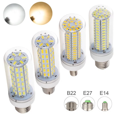 35W 40W E27 E14 B22 LED Corn Light Bulbs SMD 7030 5730 High Power White Lamps - Image 1 of 4