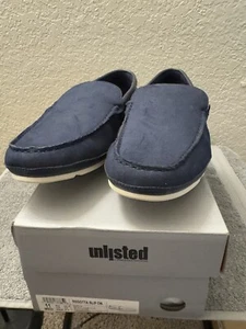 Unlisted by Kenneth Cole Men's Regotta Slip-Ons Size 11 Navy New - Picture 1 of 6