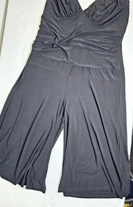 Koi Halter Tie Jumpsuit - Black- SZ 3XL - Picture 1 of 6