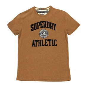 Superdry Athletic Men's Tee T-Shirt Size Large Rust Orange/Brown - Picture 1 of 8