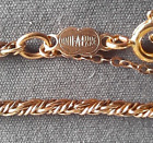 Unoaerre 9ct Gold Foxtail Style Rope Chain Bracelet 19cm x 2.5mm, 4.55g
