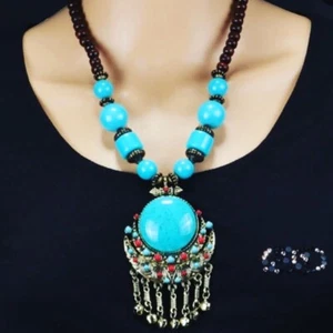 Vintage Afghan/asian Necklace.. Boho Necklace - Picture 1 of 2