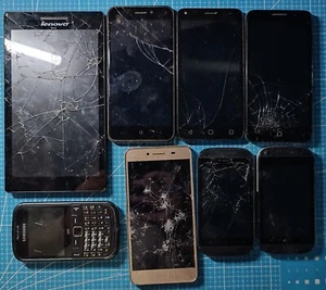 LOT DE 7 TÉLÉPHONES PORTABLE POUR PIÈCES - Photo 1 sur 2