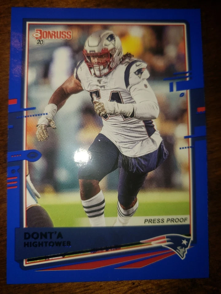 2020 Donruss Dont'A Hightower BLue Press Proof - Image 1 of 1
