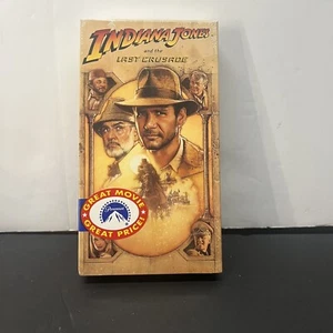 Indiana Jones and the Last Crusade (VHS, 1989) BRAND NEW SEALED AND WATERMARKED - Picture 1 of 7
