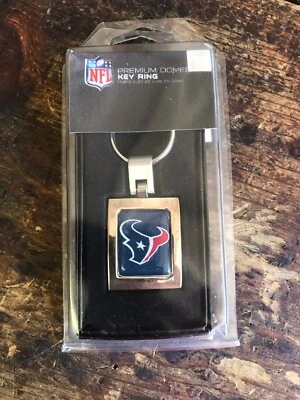NFL Wincraft Sport Inc. Houston Texans Premium Domed Key Ring  NIB - Image 1 of 4