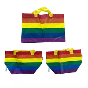 IKEA Pride Totes Limited Edition x1 Super Bear Sized & 2 Petite Twinkie models - Picture 1 of 6
