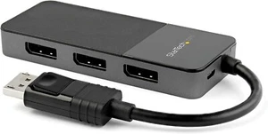 StarTech.com 3 Port Multi Monitor Adapter - DisplayPort 1.4 to 3x 4K DisplayPort - Picture 1 of 7