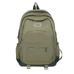 17" Large Backpack School Travel Sport Laptop Bag Bookbag - Green NEW - Picture 1 of 8
