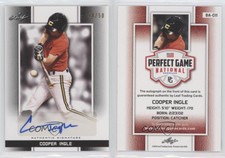 2019 Leaf Perfect Game National Showcase Black /50 Cooper Ingle #BA-CI1 Auto