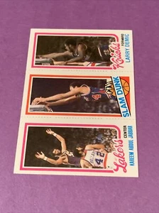 1980-81 Topps- #132-135 Kareem Abdul-Jabbar/253/John Shumate/167 Larry Demic - Picture 1 of 2