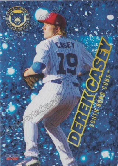 2021 South Bend Cubs Derek Casey RC Rookie Chicago - Image 1 of 1