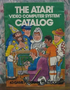 Catálogo de cartuchos de juegos de sistemas informáticos de video Atari - VCS / 2600 - 1981 vintage - Imagen 1 de 7