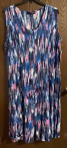 Denim 24/7 100% Rayon Button Down Maxi Dress Size 22/24 - NWT - Picture 1 of 2