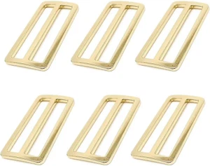 Metal Buckle Webbing 2 Inch Belt Slide Buckle Hardware Slider Webbing Strap Adju - Picture 1 of 5