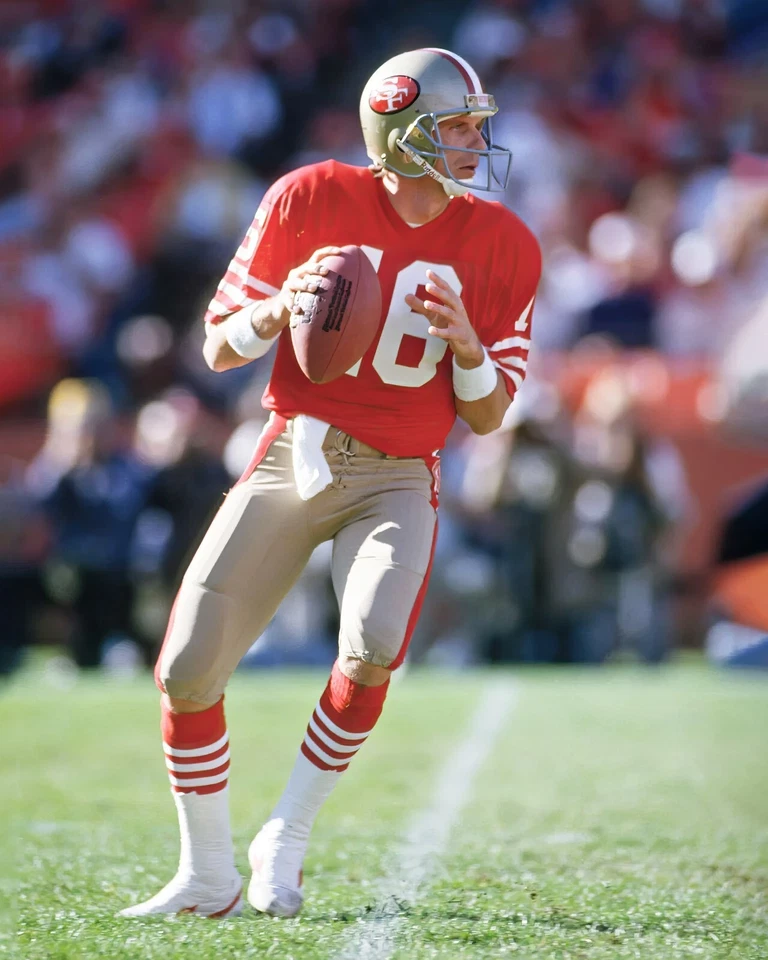 Joe Montana #16 San Francisco 49ers NFL 8"X10" Glossy Photo Print 6-SFF - Image 1 of 1