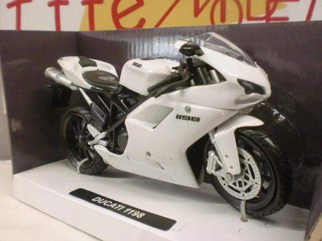 NEWRAY 1/12 - MOTO DUCATI 1198 - BIANCA - Immagine 1 di 2