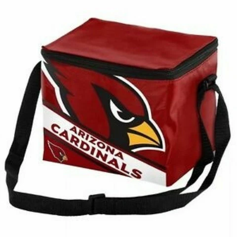 NFL Arizona Cardinals Insulated Lunch Bag Cooler (6 Pack) Cover