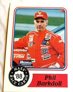 * 1988 Maxx Race Cards Winston Cup #78 - Phil Barkdoll - Picture 1 of 4