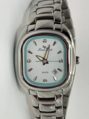 Lucien Piccard Swiss Diamond watch, all stainless, Working, Vintage, One owner - Image 1 of 4