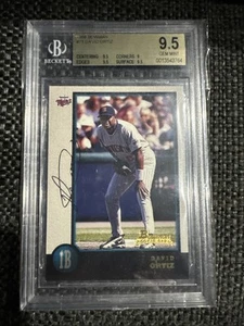 1998 BOWMAN #71 DAVID ORTIZ RC ROOKIE TWINS HOF BGS 9.5 - Picture 1 of 1