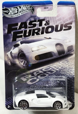 Hot Wheels Fast & Furious Bugatti Veyron Silver Series Car 1/64 Toy Vehicle NEW - Image 1 of 4