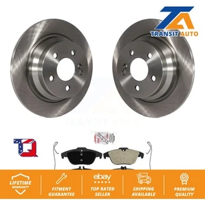 Rear Brake Rotor & Semi-Metallic Pad Kit For Mercedes-Benz E350 With Solid - Picture 1 of 11