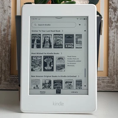 Amazon Kindle Paperwhite (7ª Geração) 6" E-Reader - Branco | Sem Anúncios - Imagem 1 de 4