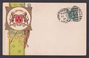 UNITED KINGDOM, Postcard 1901, Aberdeen, Coat of arms - Picture 1 of 3