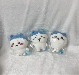 Chiikawa Hachiware Sulky Face Haircut Mascot Plush Set of 3 Rare Japan NEW Tags - Picture 1 of 6