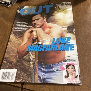 Out Magazine and The Advocate März April 2025 Ausgabe Luke McFarlane Cover - Bild 1 von 2