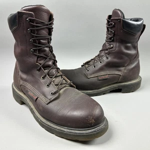 Red Wing Arbeitsstiefel Herren Größe 10 Braun 8 Zoll Weiche Spitze EH Leder SuperSohle 608 - Bild 1 von 12