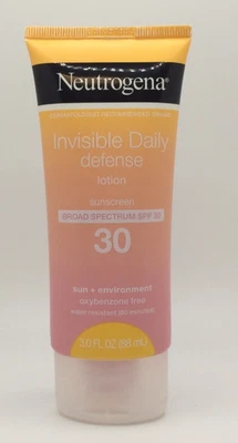 Neutrogena Invisible Daily Defense Loción Protectora Solar, SPF30, 3 oz, LEER Foto 1 de 3