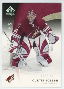2015-16 SP AUTHENTIC Curtis Joseph LIMITED /100 - Picture 1 of 2