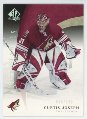 2015-16 SP AUTHENTIC Curtis Joseph LIMITED /100 - Image 1 of 2
