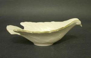 Mid Century Vintage Lenox China Dove Dish, Gold Trim, Excellent Condition - Picture 1 of 12