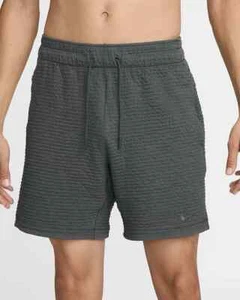 Nike Yoga Men's Dri-FIT 7" Unlined Shorts Vintage Green Size S L DX0926-338 - Picture 1 of 4