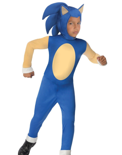 Fantasia Infantil De Halloween Do Sonic The Hedgehog Cosplay