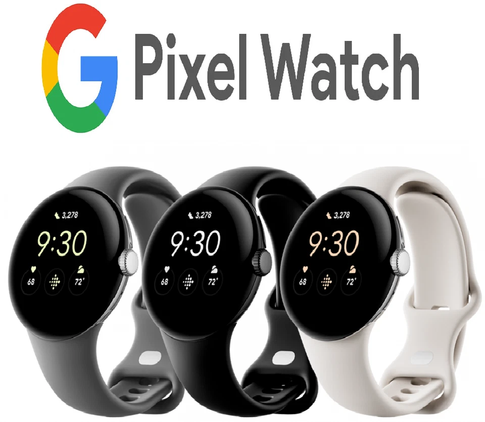 Google Pixel Watch 1ª Geração 41mm GPS WiFi Bluetooth Dourado, Preto, Prata GQF4C - Imagem 1 de 4