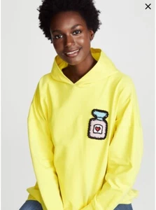 Michaela Buerger Oversize Parfum Flakon Hoodie SHOPBOP Gelb - Bild 1 von 8