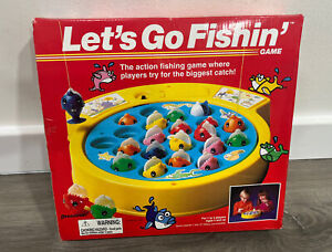 Vintage 1994 Let's Go Fishin' Pressman Fishing Game Kids Toy Board Game